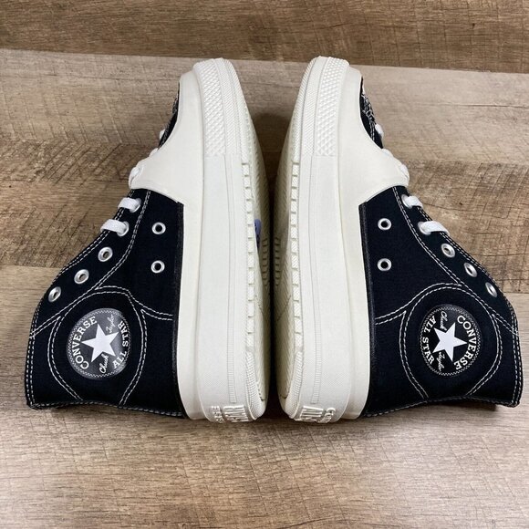 Converse Chuck Taylor All Star Construct Workwear Black Platform Womens 8.5 NEW - Picture 7 of 9